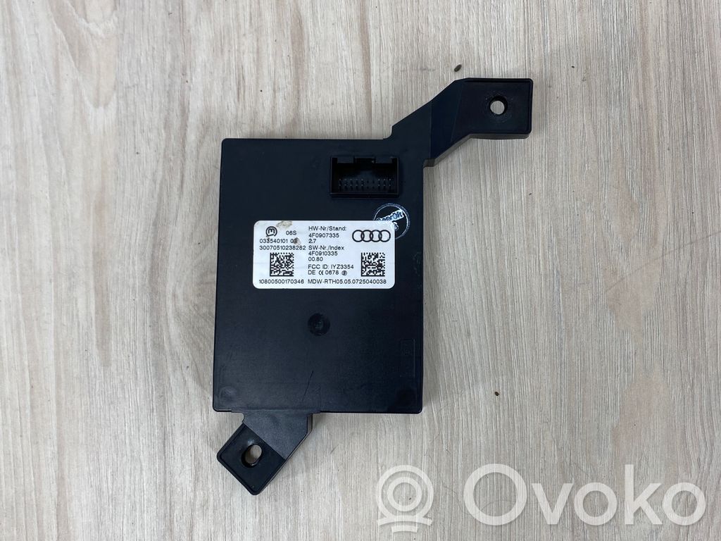 Audi A6 S6 C6 4F Moduł / Sterownik systemu uruchamiania bezkluczykowego 