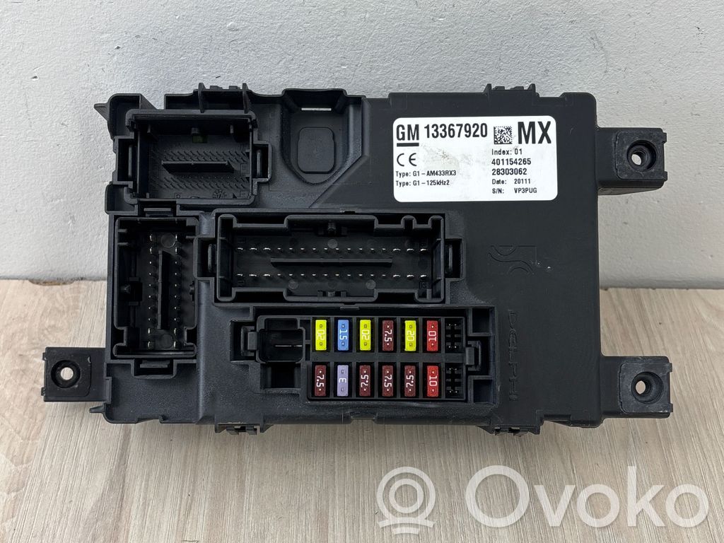 Opel Corsa D Fuse module 