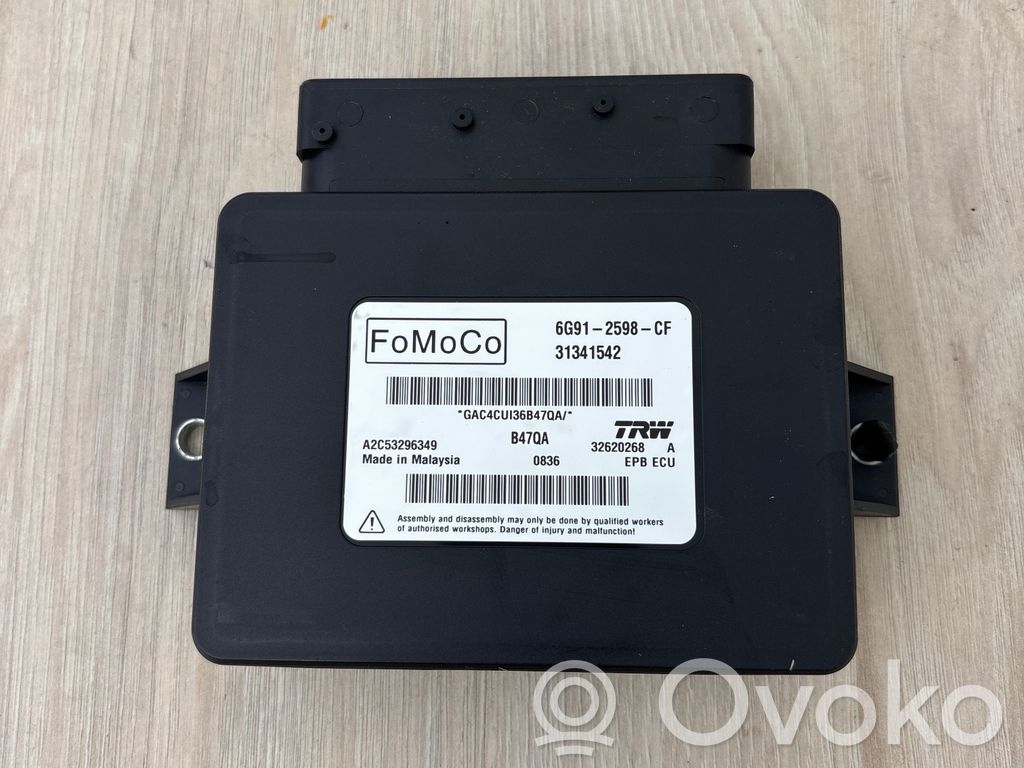Module de commande de frein à main   31341542,A2C53296349,6G912598CF