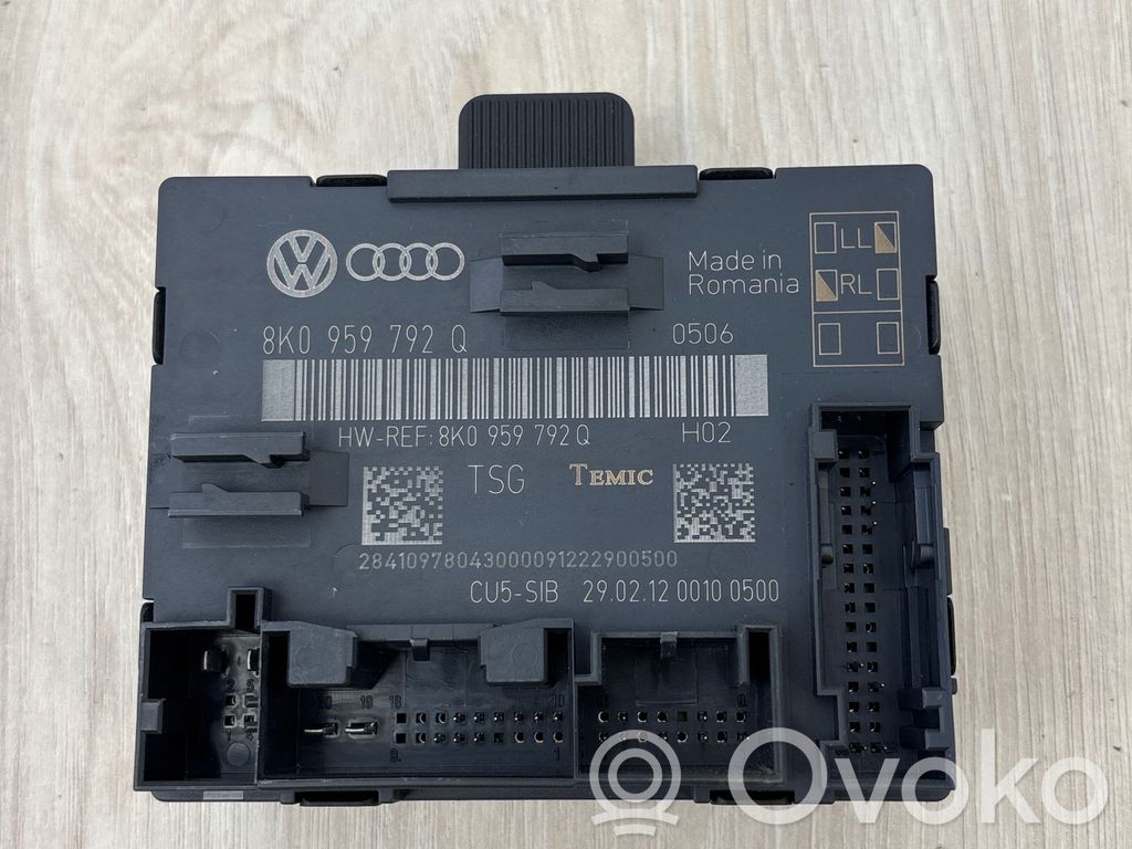 Audi A4 S4 B8 8K Door control unit/module 