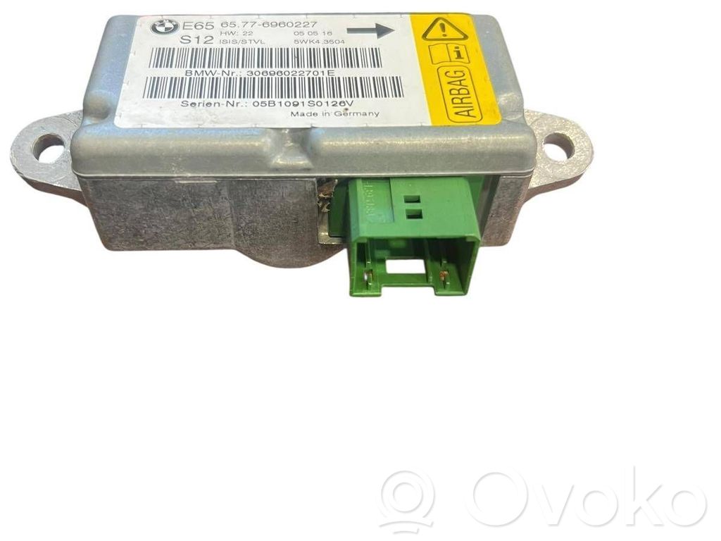 BMW 7 E65 E66 Airbag deployment crash/impact sensor 