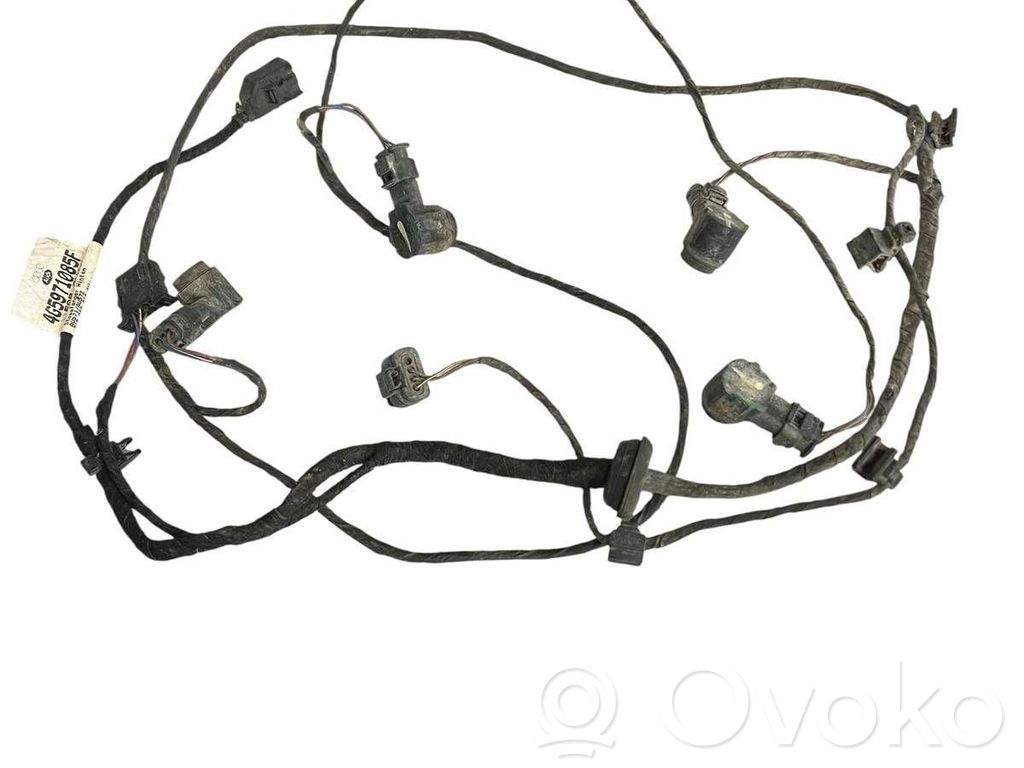 Audi A6 S6 C7 4G Cableado del sensor de aparcamiento (PDC) 