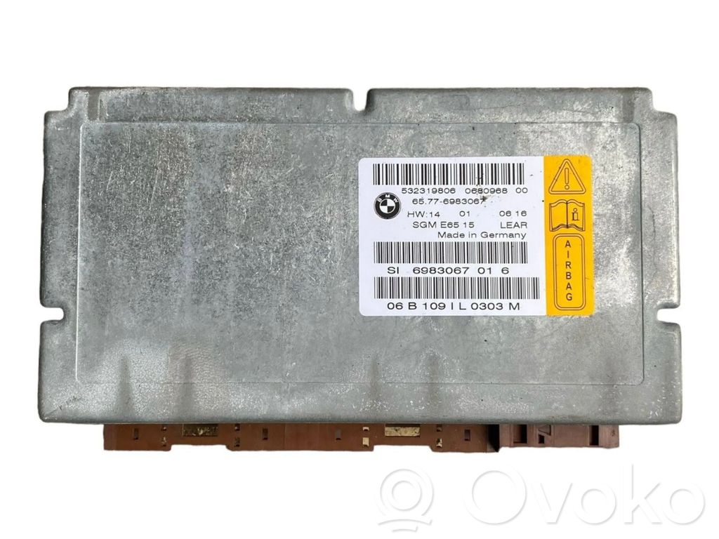 Unidad de control/módulo del Airbag   6983067