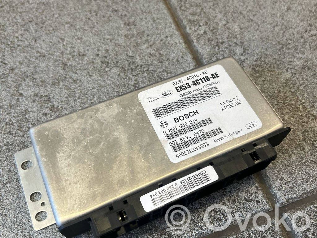 Sterownik / Moduł skrzyni biegów   EX534C118AE,EX534C118,0260003014,001REV2478,GDOE16141501