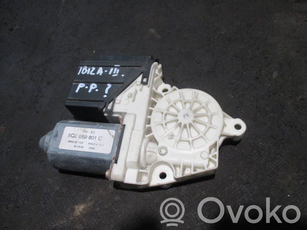 Seat Ibiza III (6L) Silnik regulatora szyby drzwi przednich 