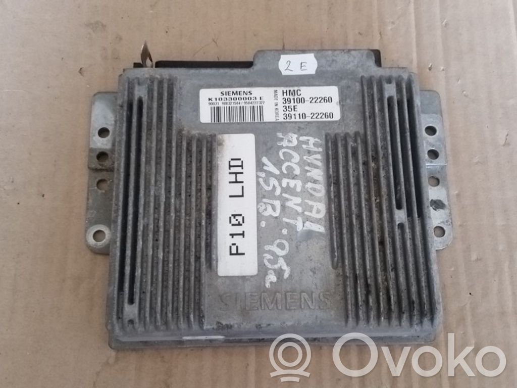 Hyundai Accent Engine control unit/module 