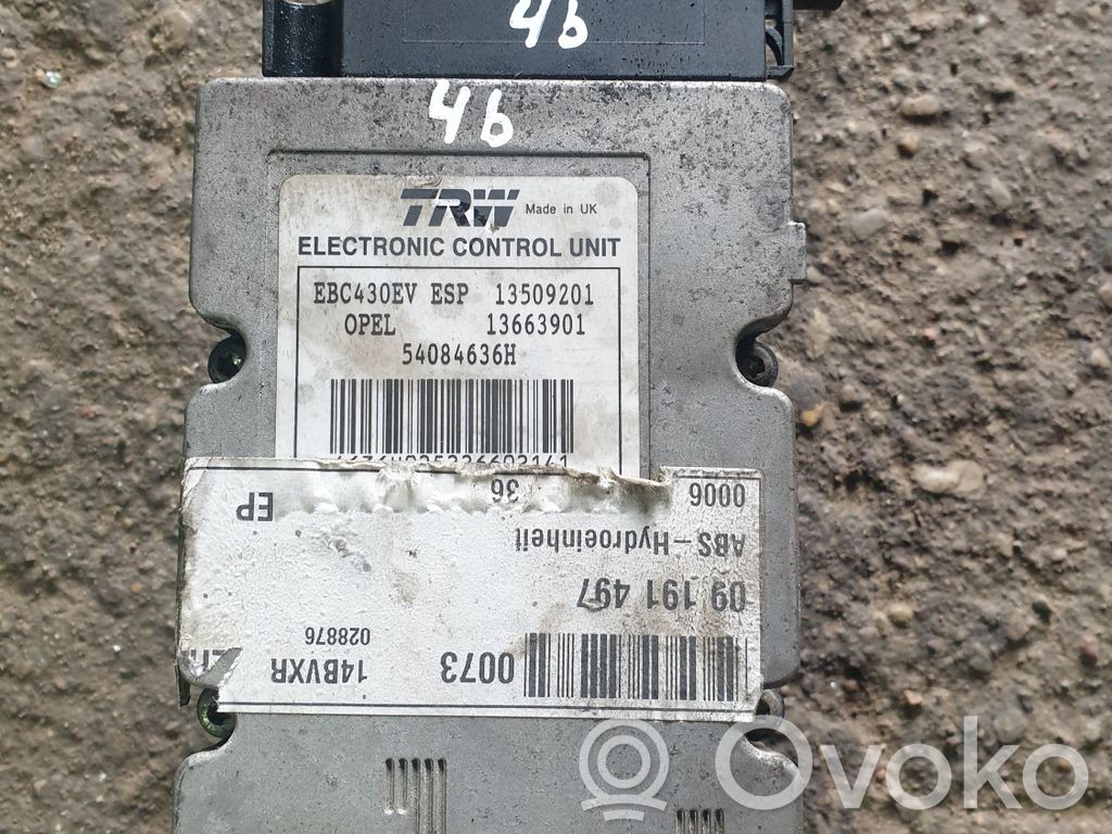 Bomba de ABS   13509201,13663901,09191497
