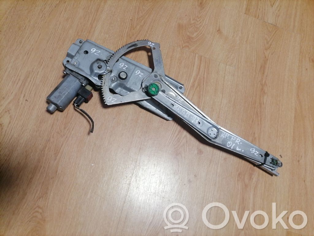 Saab 9-3 Ver1 Regulador de puerta delantera con motor 