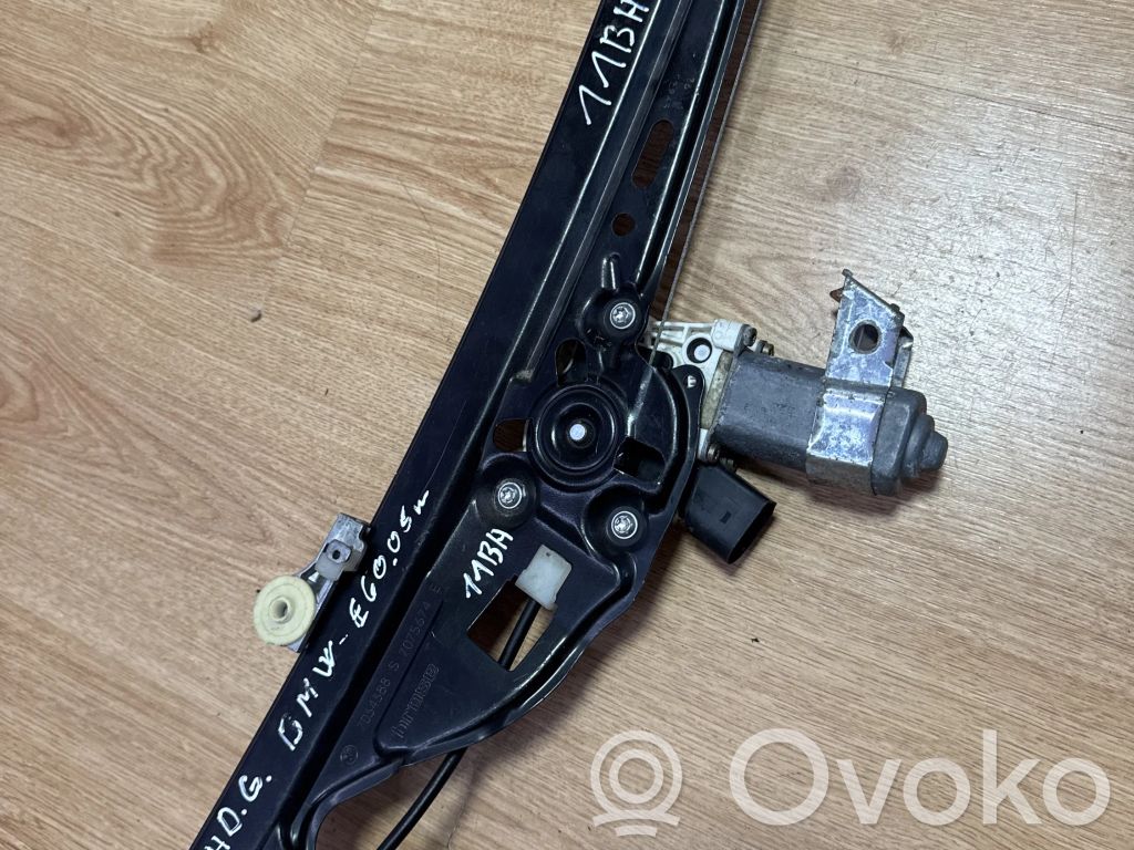 BMW 5 E60 E61 Rear door window regulator with motor 