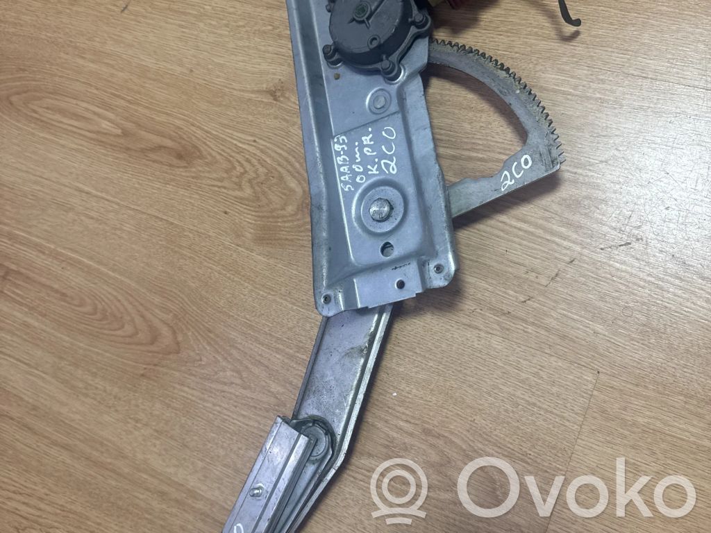 Saab 9-3 Ver1 Regulador de puerta delantera con motor 