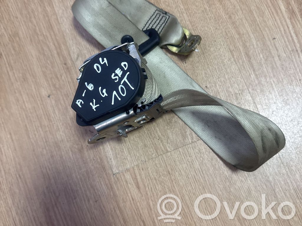 Audi A6 S6 C6 4F Cinturón trasero 