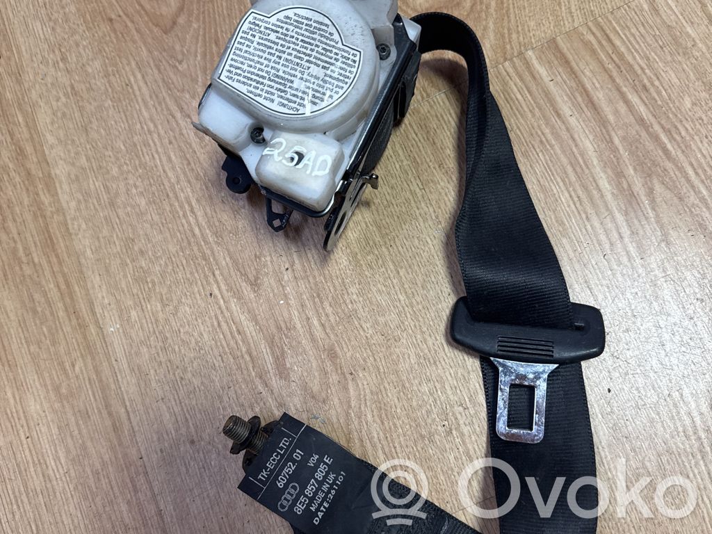 Audi A4 S4 B6 8E 8H Cinturón trasero 