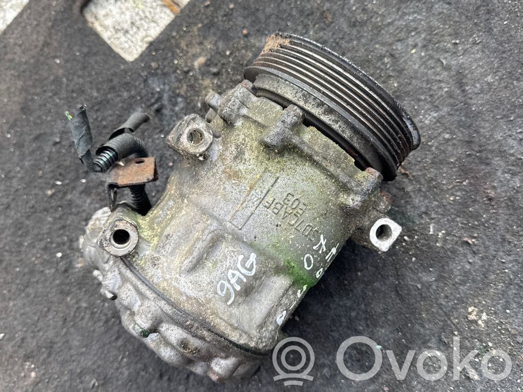 Peugeot 407 Air conditioning (A/C) compressor (pump) 