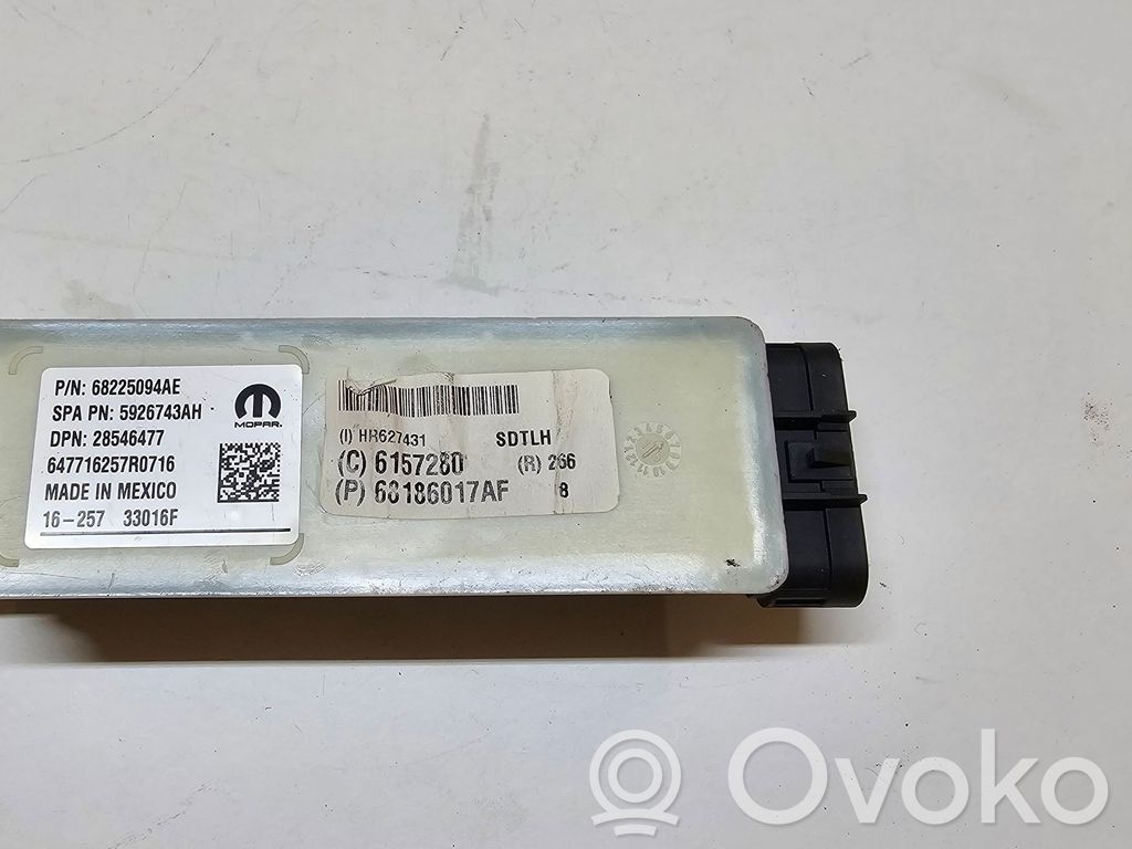 Chrysler Pacifica Sliding door control unit/module 