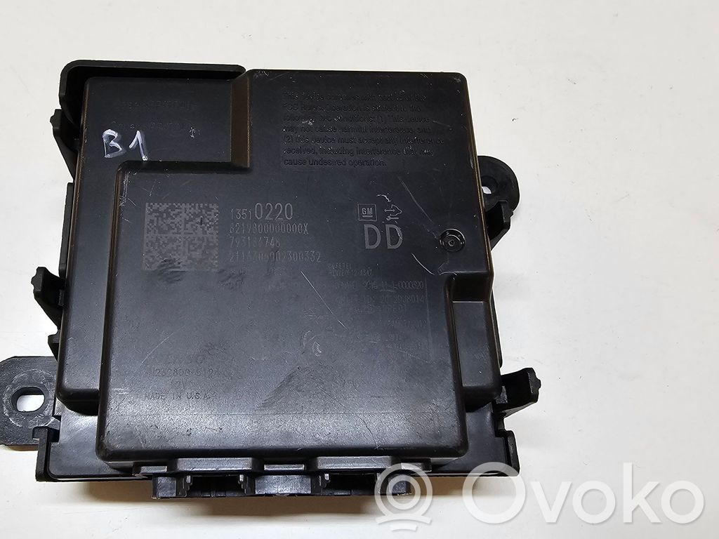 Buick Encore I Keyless (KESSY) go control unit/module 