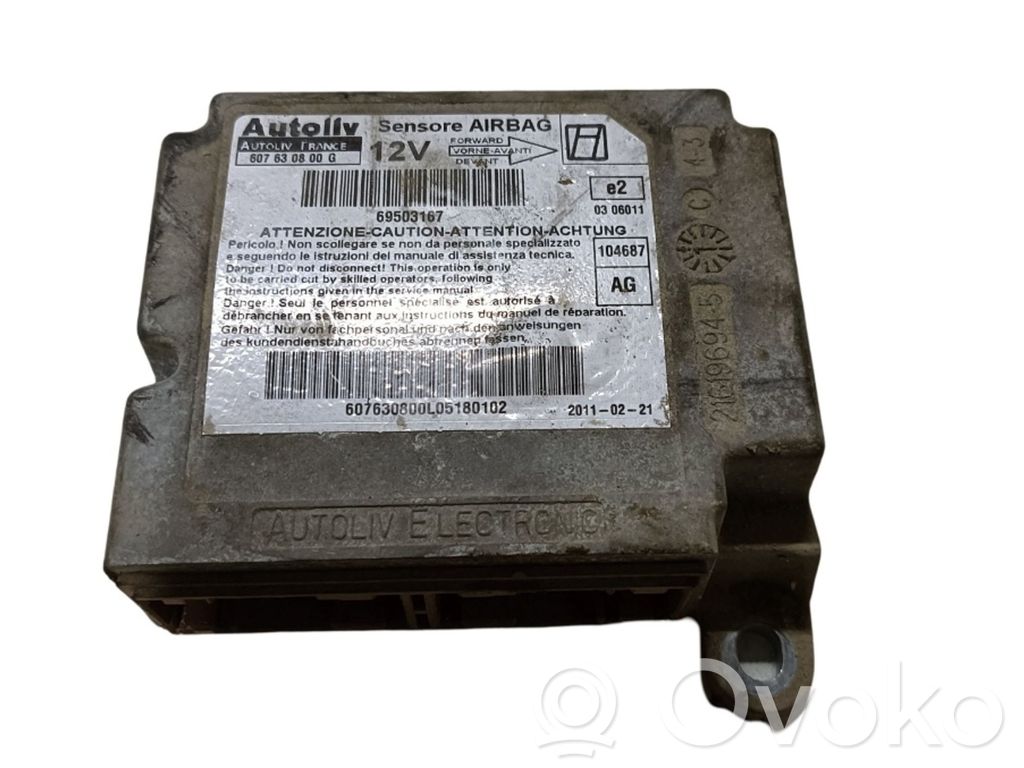 Unidad de control/módulo del Airbag   607630800G
