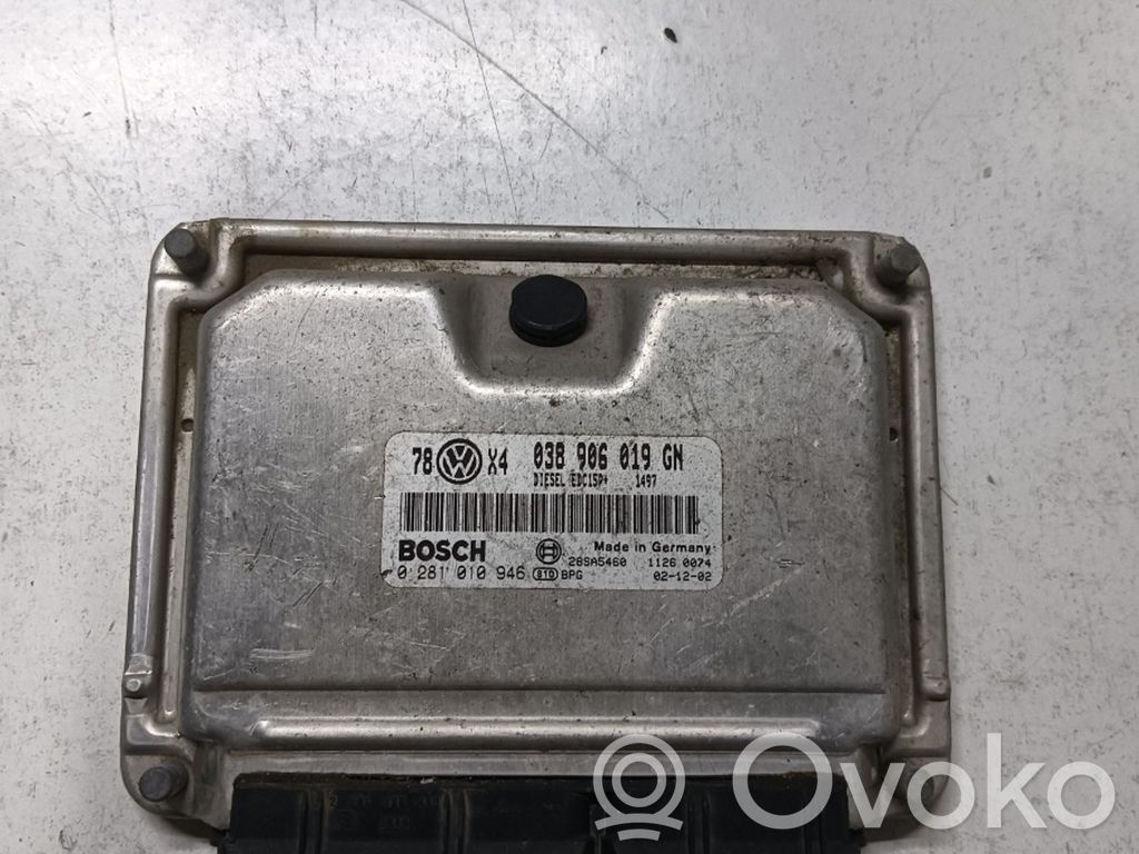 Engine control unit/module ECU   0281010946,038906019GN