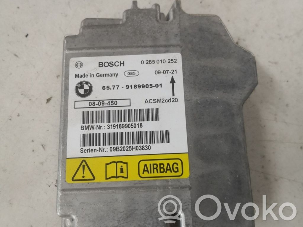 BMW X6 E71 Unitate/modul de comandă airbaguri 