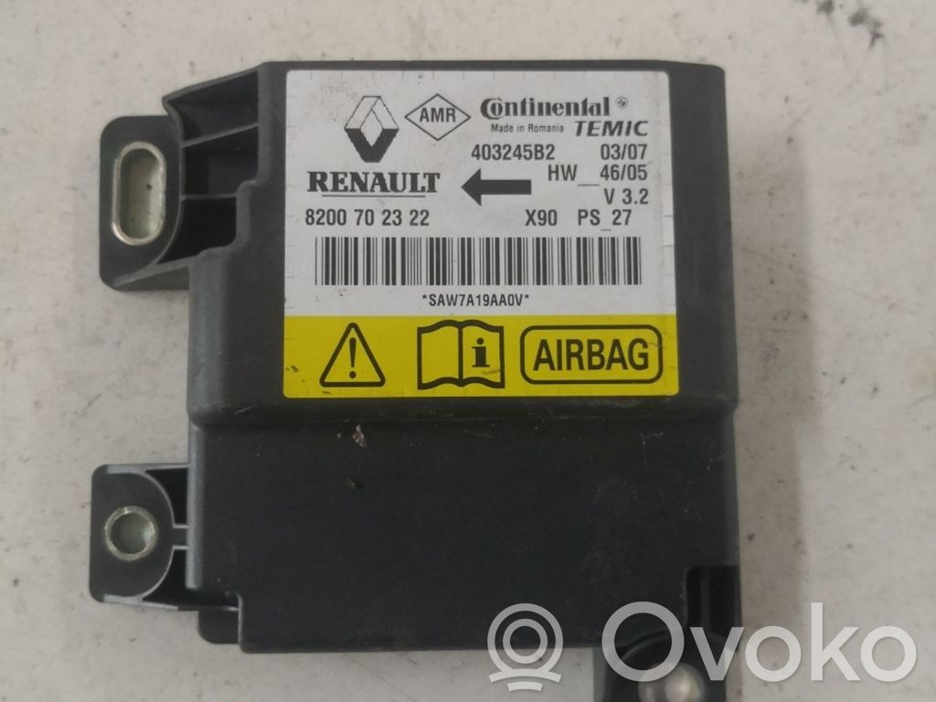Airbag control unit/module   8200702322