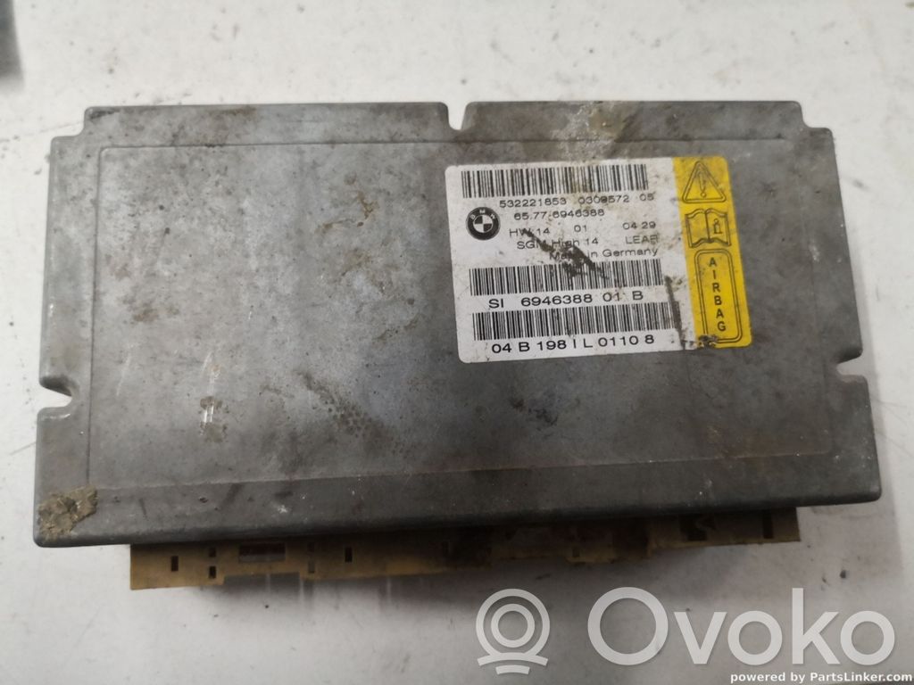 BMW 5 E60 E61 Unidad de control/módulo del Airbag 