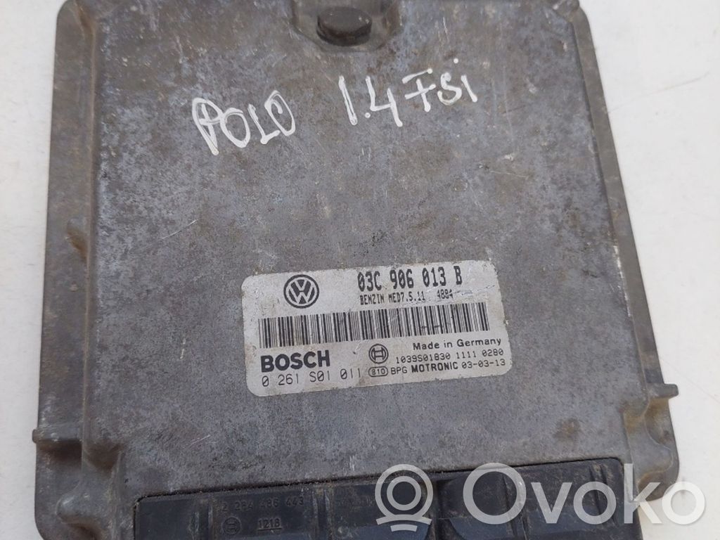 Volkswagen Polo Unitate control motor/modul ECU 