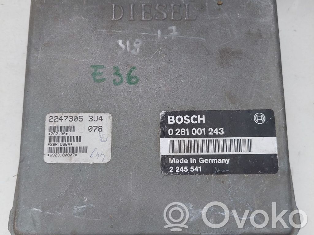 BMW Z3 E36 Engine control unit/module ECU 