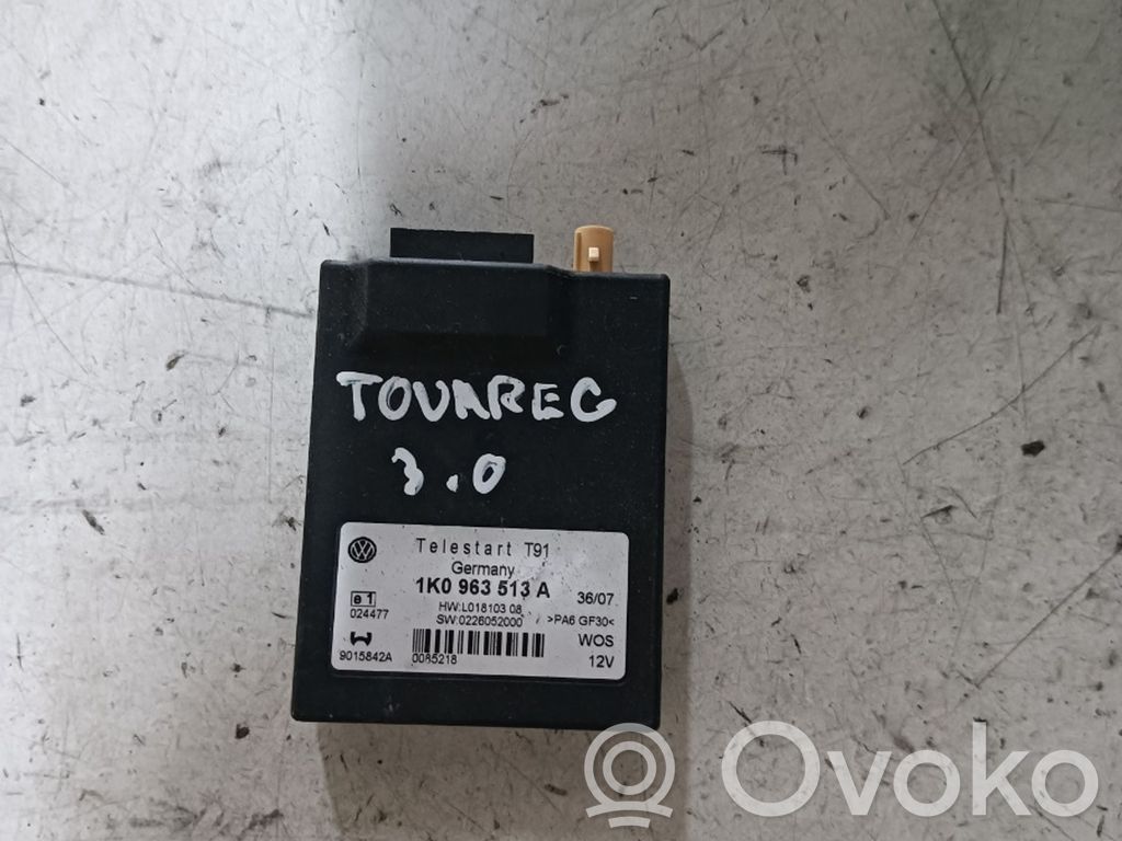 Volkswagen Touareg I Webasto auxiliary heater other parts 