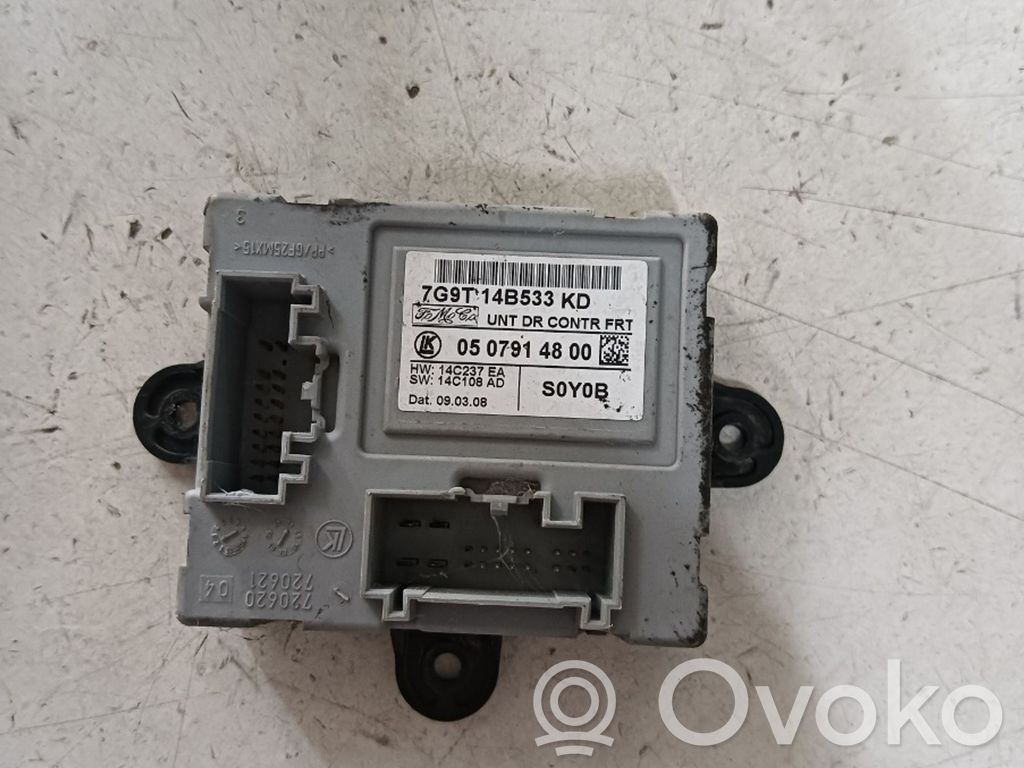 Módulo de confort/conveniencia   7G9T14B533KD