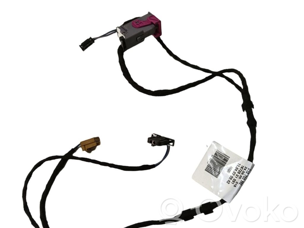 Audi A3 S3 8P Cableado de puerta trasera 