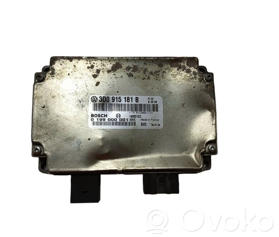 Volkswagen Phaeton Comfort/convenience module 