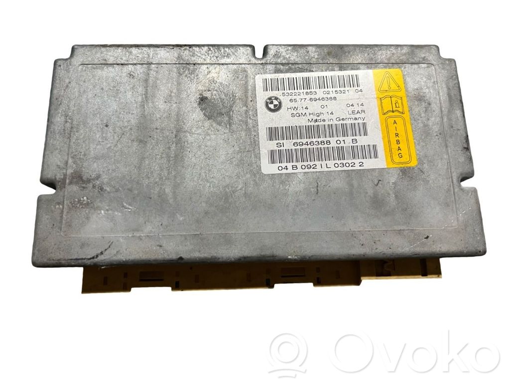 BMW 5 E60 E61 Unidad de control/módulo del Airbag 