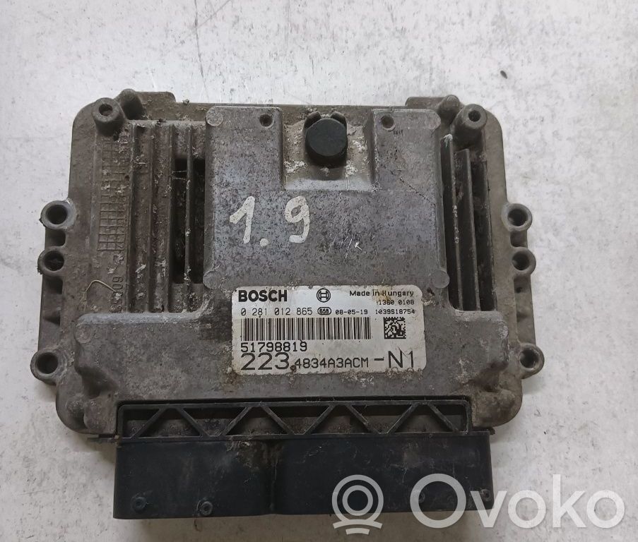 Fiat Doblo Engine control unit/module ECU 