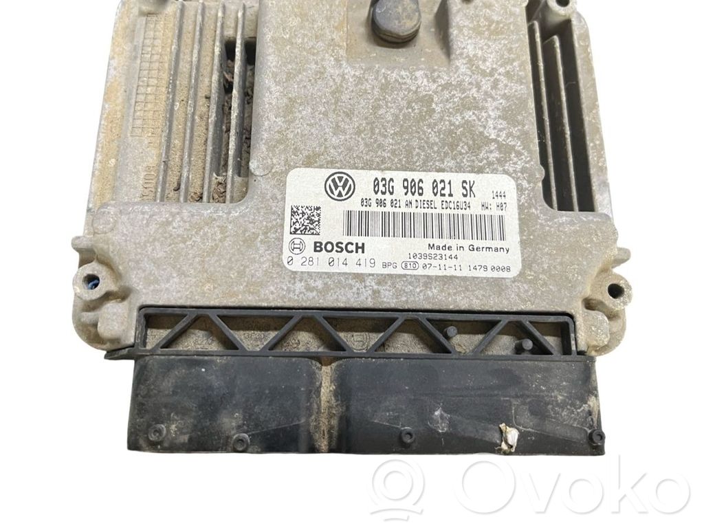 Unité de commande, module ECU de moteur   03G906021SK