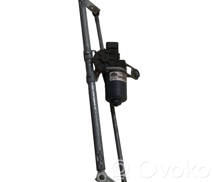 Front wiper linkage