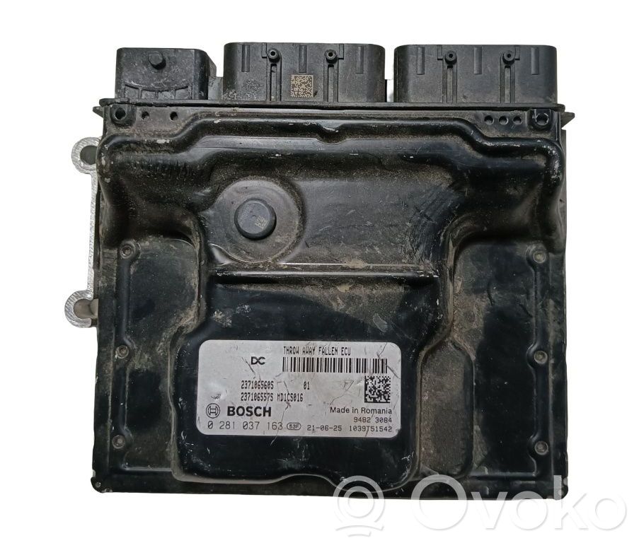 Engine control unit/module ECU   237106560S,0281037163
