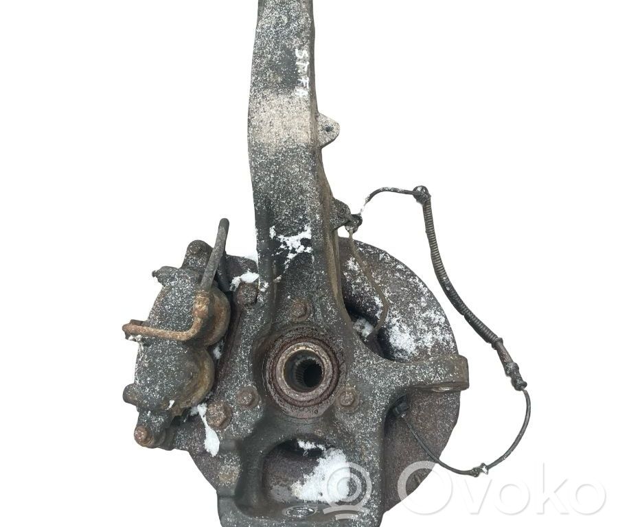 Front wheel hub spindle knuckle