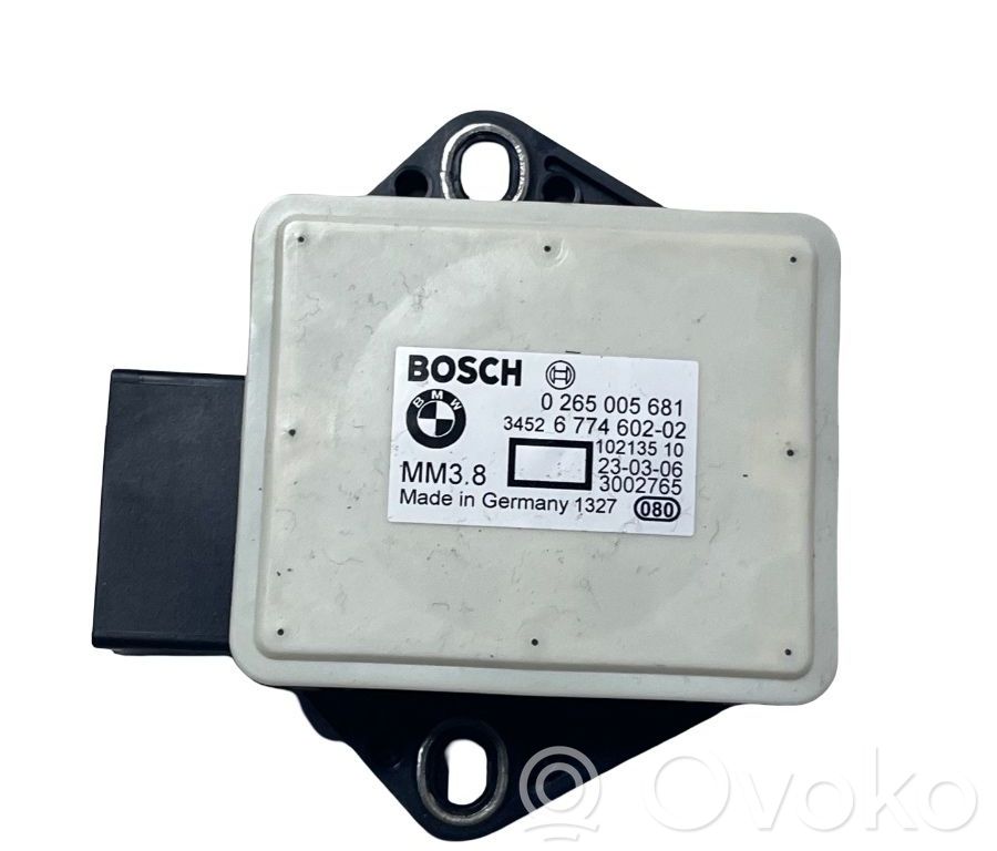 Capteur de vitesse de lacet d'accélération ESP   0265005681