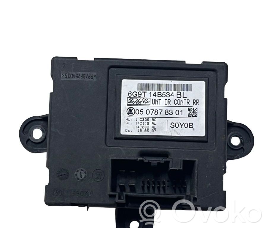 Unité de commande module de porte   6G9T14B534BL