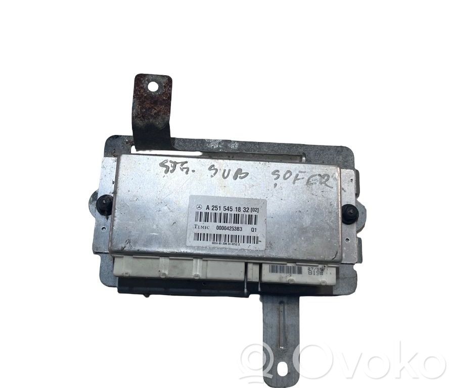 Module de commande suspension   A2515451832