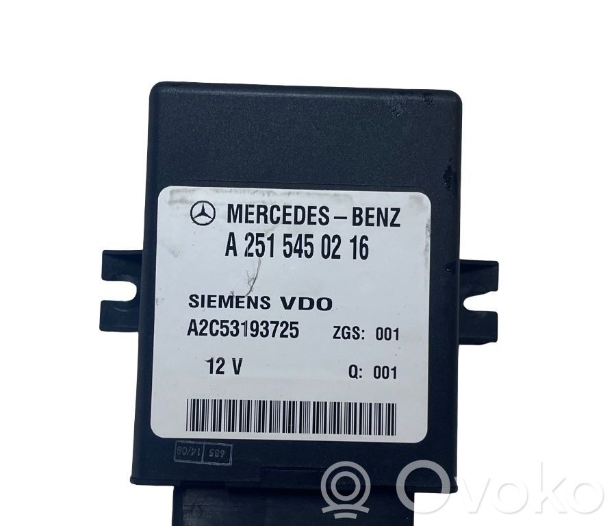 Module de commande suspension   A2515450216