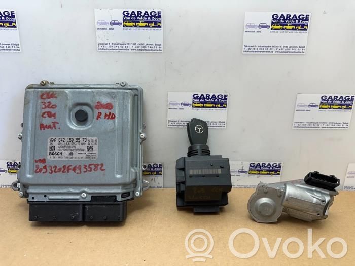 Mercedes-Benz CLK A209 C209 Engine ECU kit and lock set 