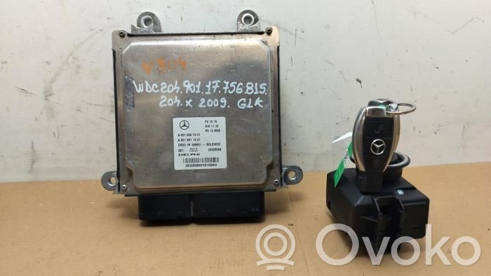 Mercedes-Benz GLK (X204) Engine ECU kit and lock set 