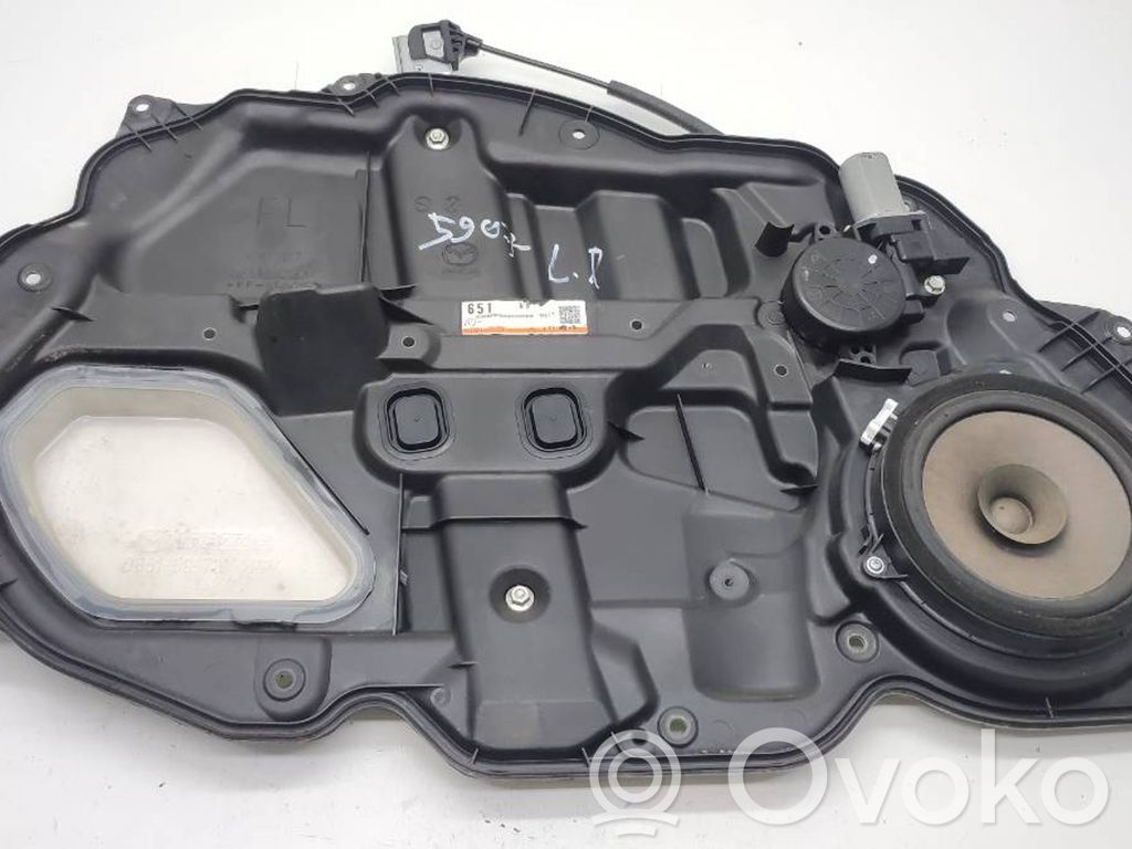 Mazda 2 Front door window regulator with motor 