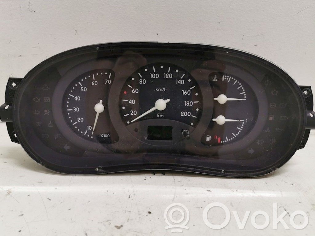 Renault Clio II Speedometer (instrument cluster) 