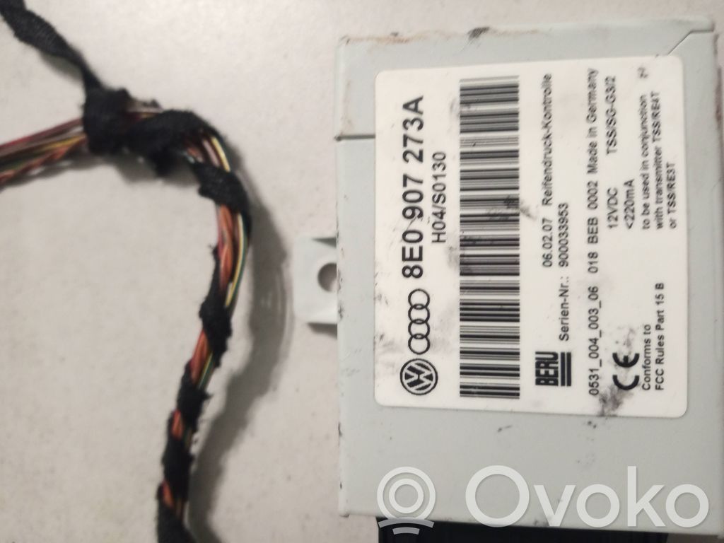 Audi A4 S4 B6 8E 8H Module de pression des pneus 