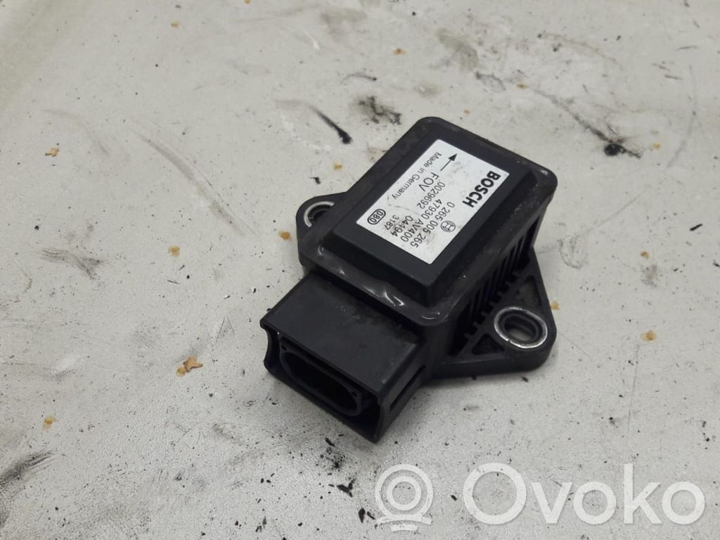 Nissan Primera Sensor impacto/accidente para activar Airbag 
