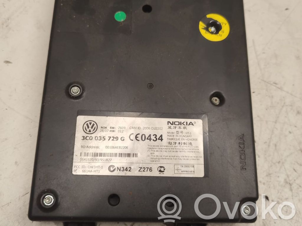 Volkswagen Touareg I Phone control unit/module 