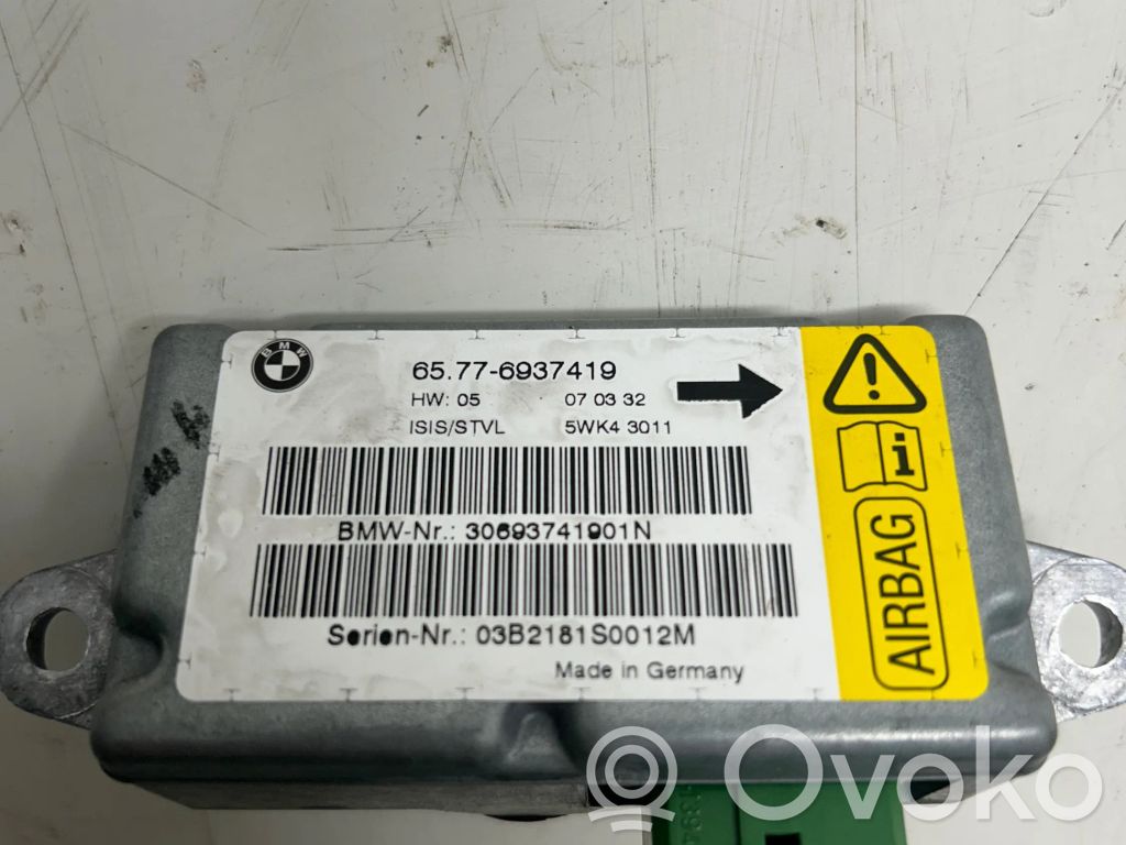 Airbag control unit/module   6937419,30693741901N,5WK43011,03B2181S0012M
