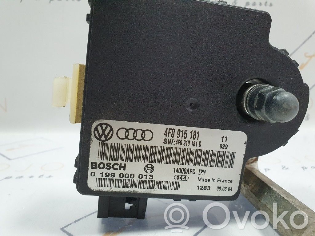 Audi A6 S6 C6 4F Module de contrôle de batterie 