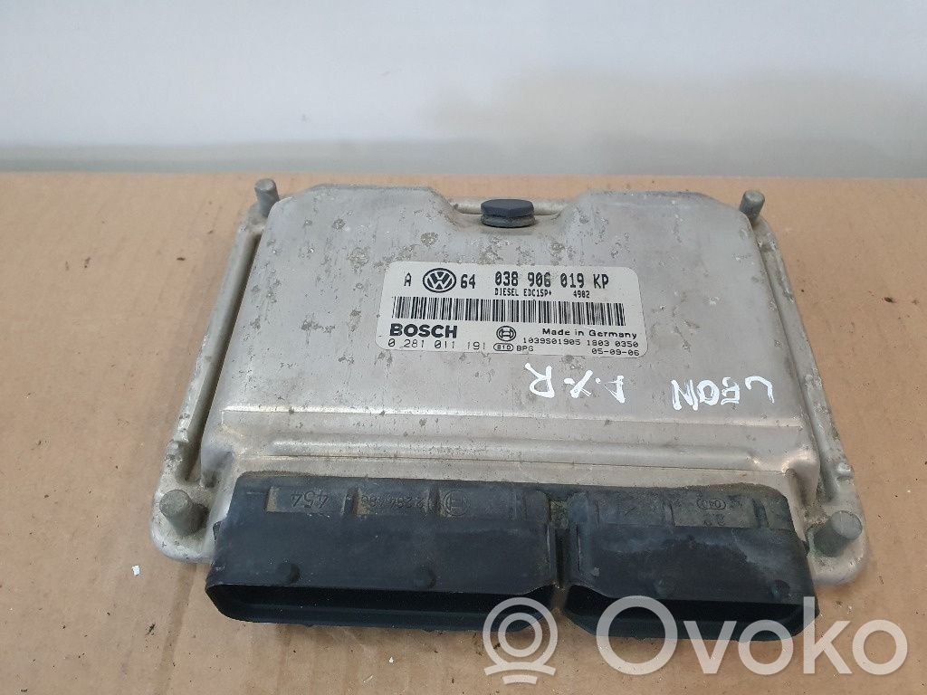 Engine control unit/module ECU   0281011191,038906019KP